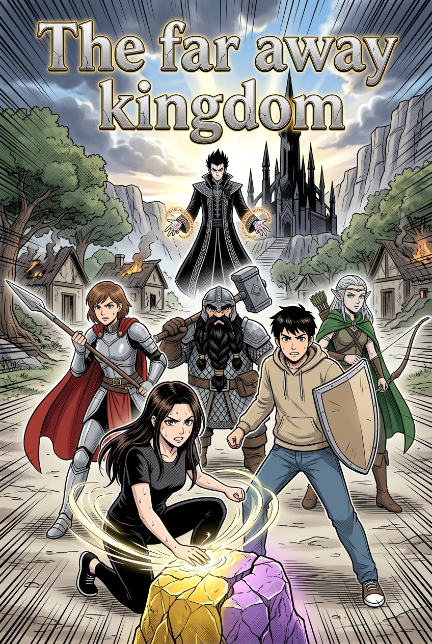 Personalized manga-style comic book cover made with myComics.ai, featuring a real person as the main character. Read the full book