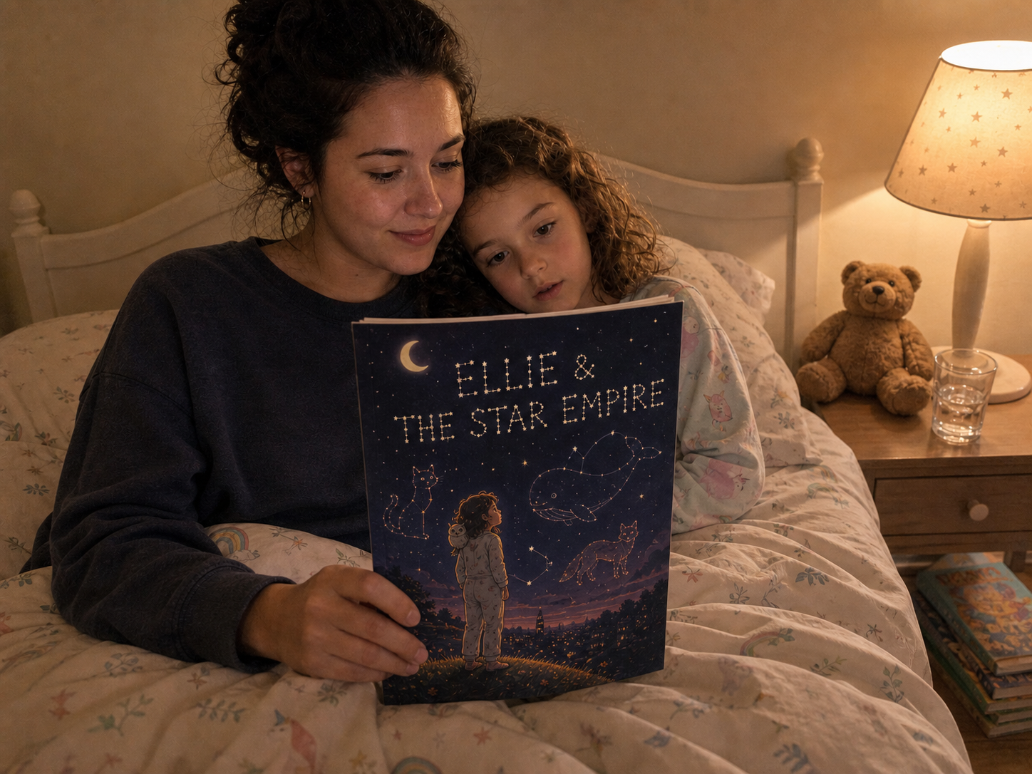 Sara M. holding their printed comic